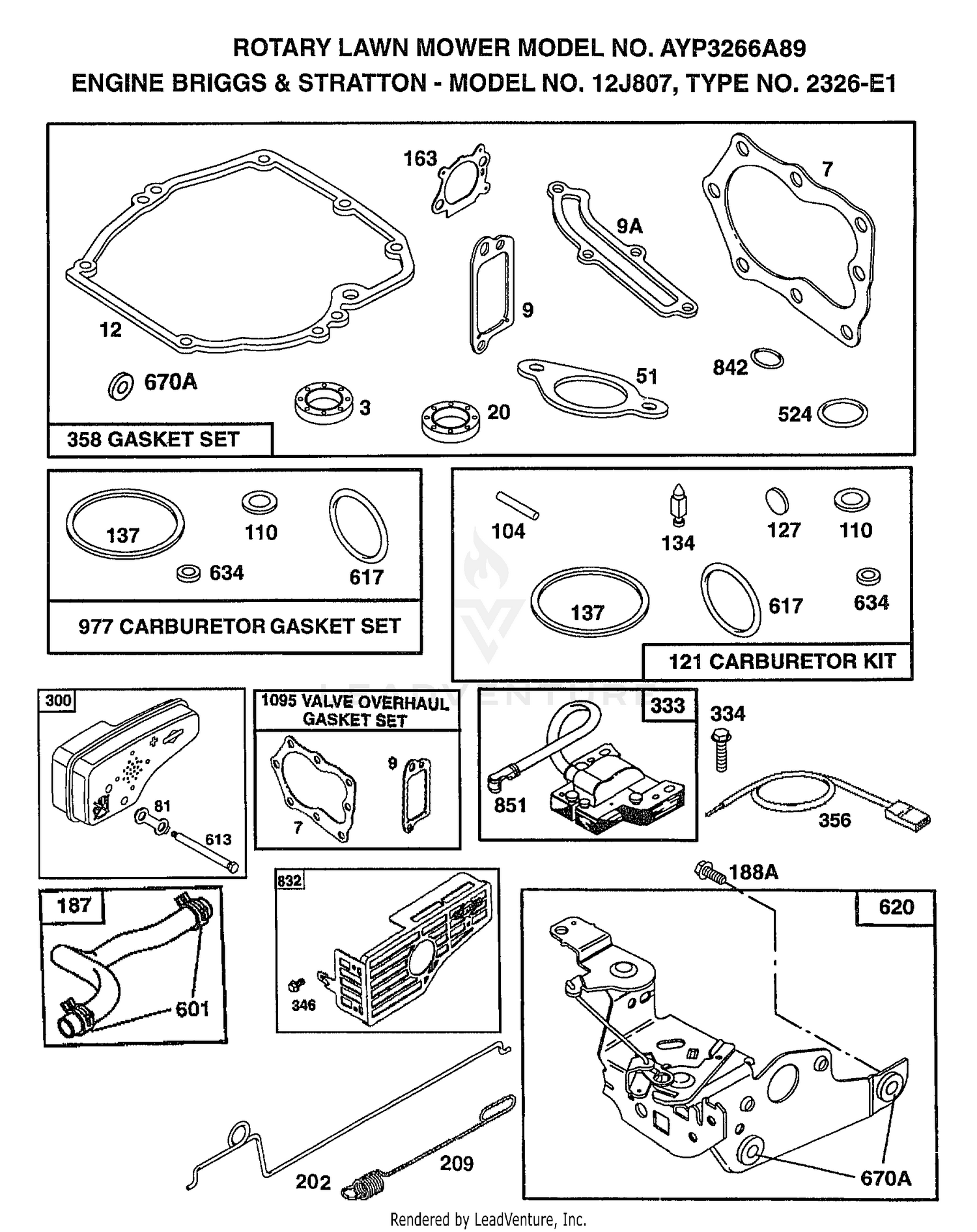 ENGINE BRIGGS AND STRATTON