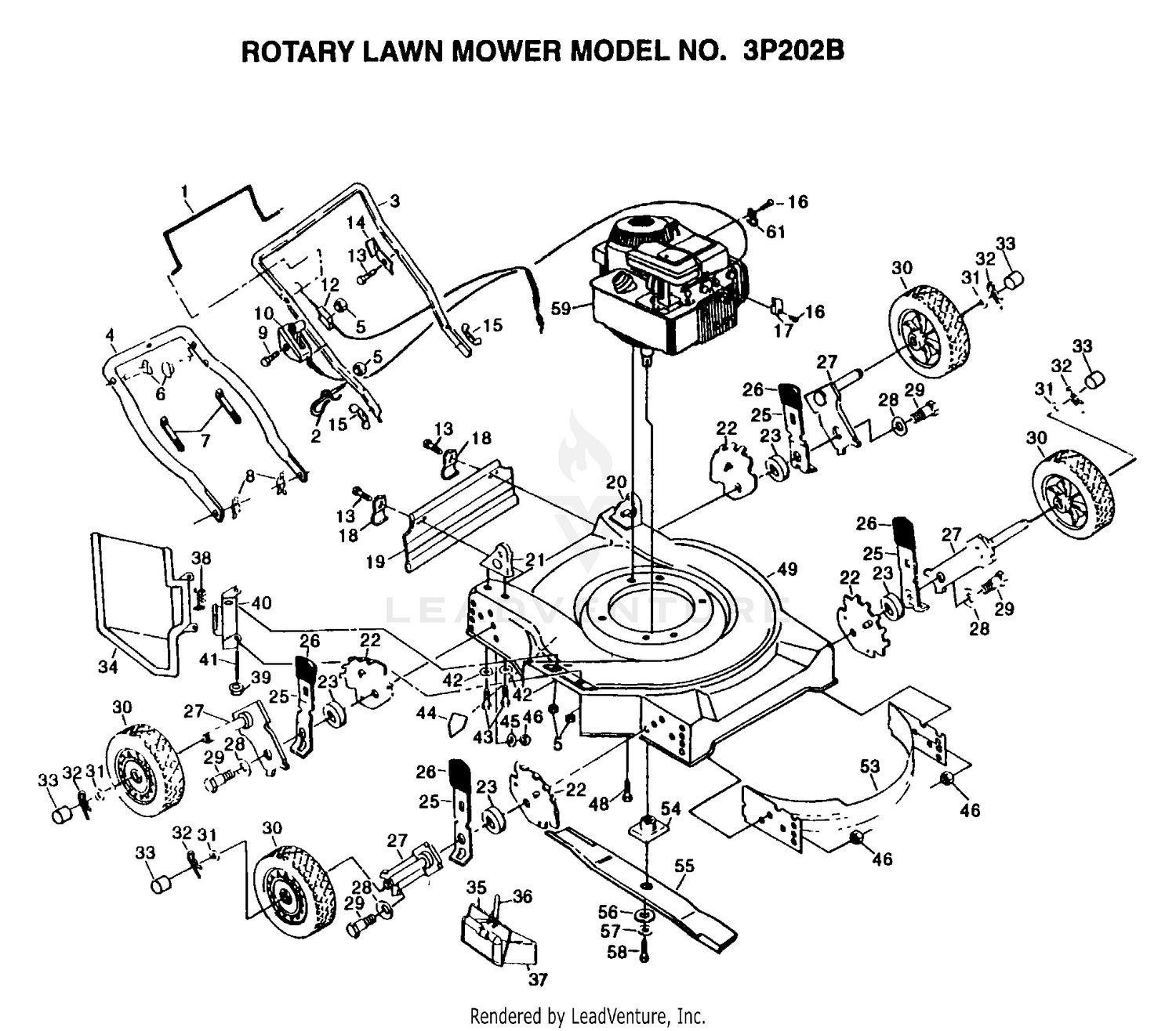 ROTARY LAWN MOWER