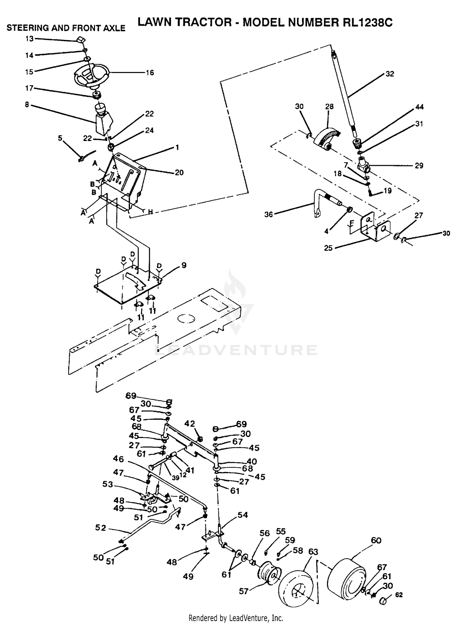 STEERING AND FRONT AXLE