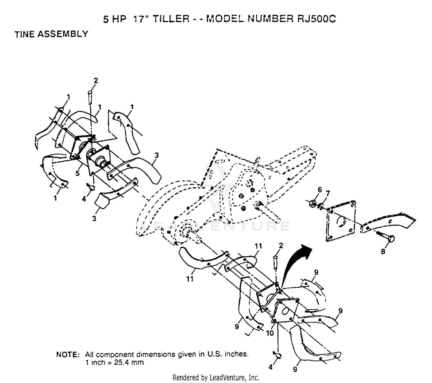 TINE ASSEMBLY