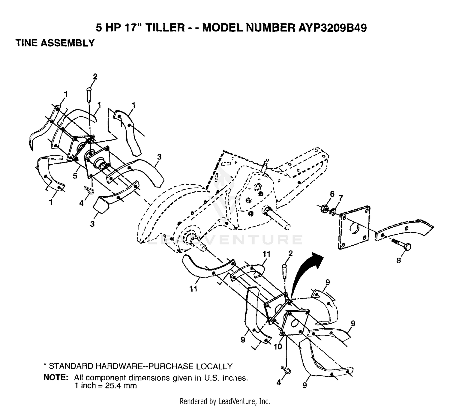 TINE ASSEMBLY