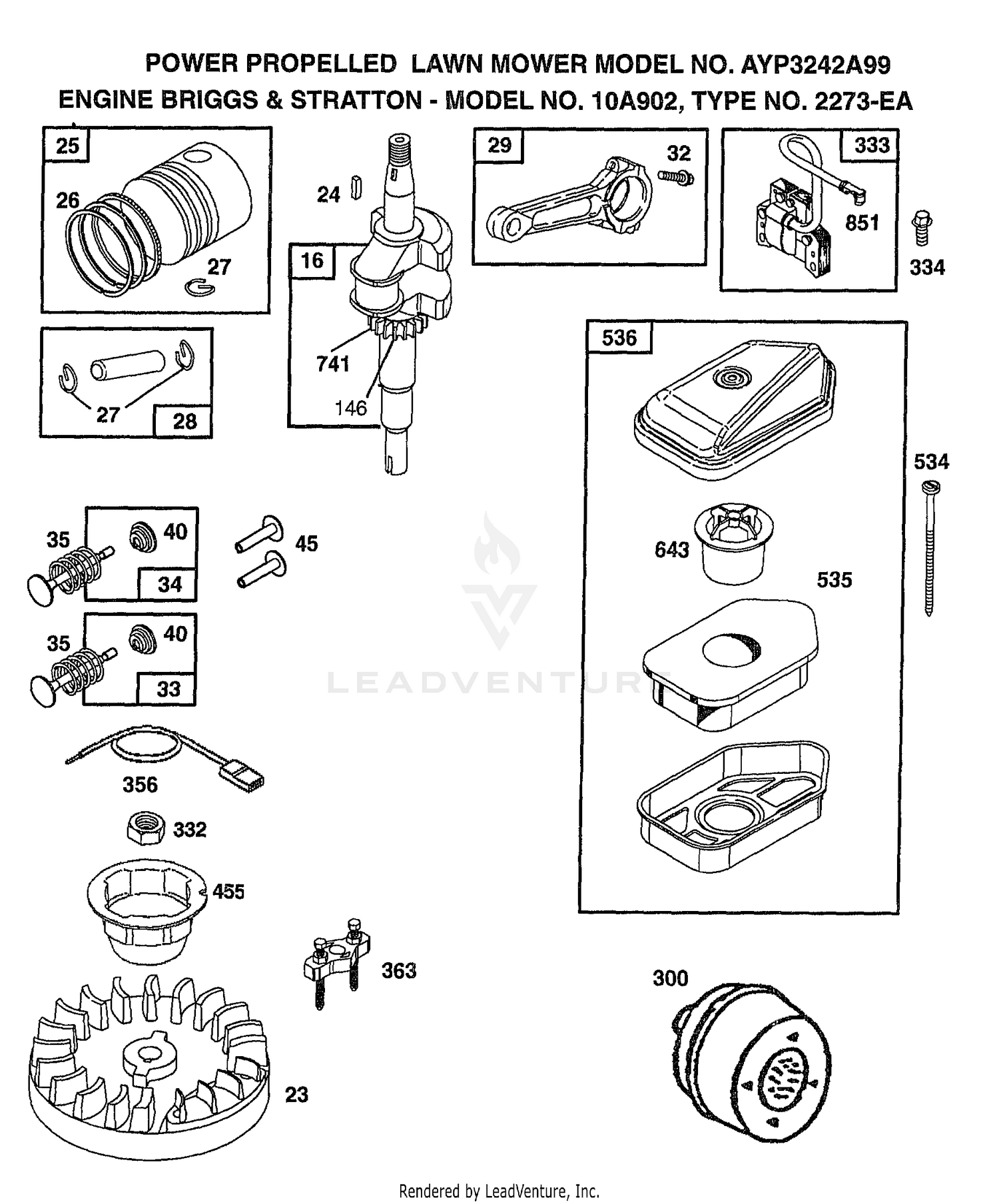 ROTARY LAWN MOWER/ENGINE
