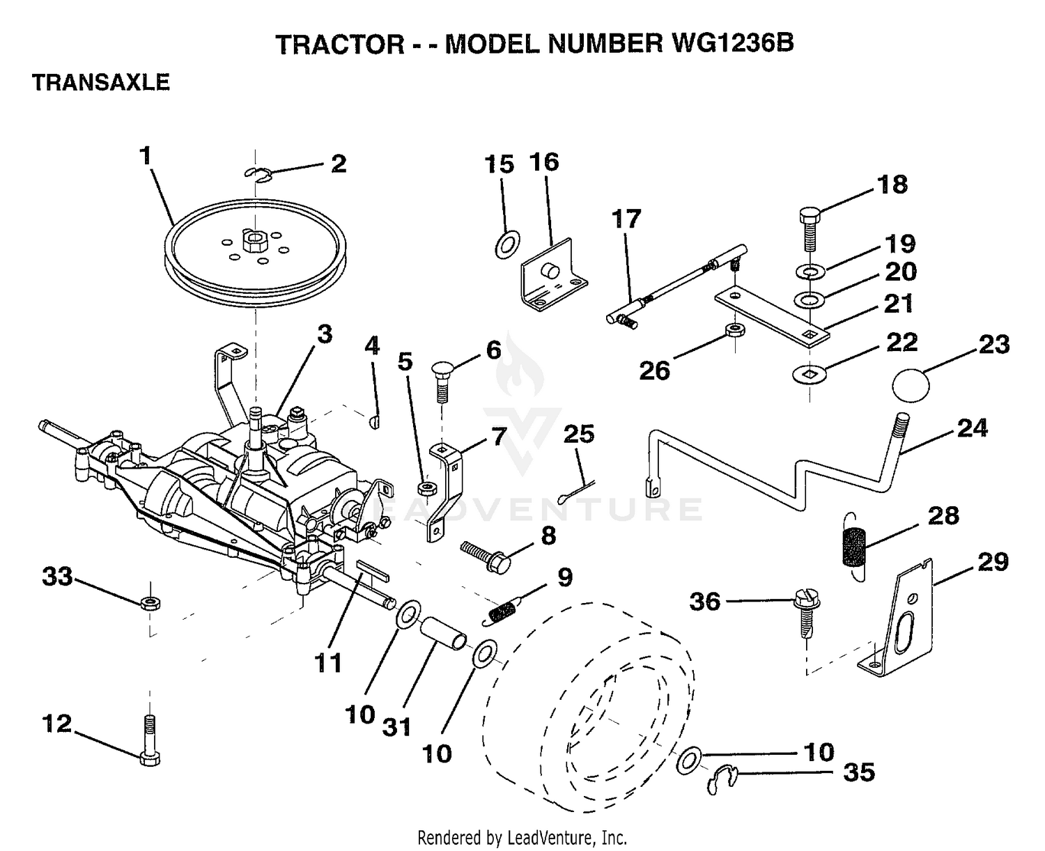 TRACTOR-TRANSAXLE