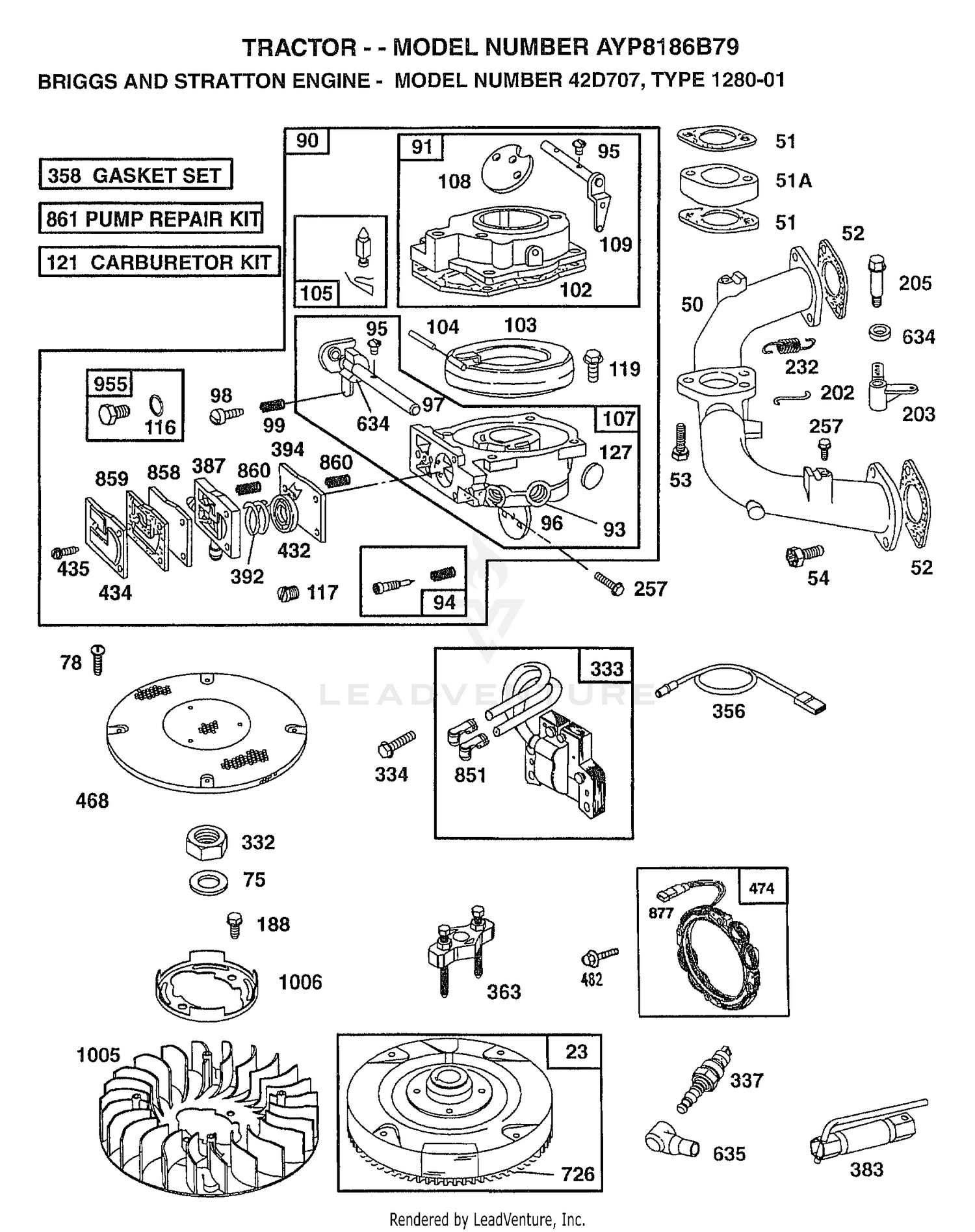 ENGINE BRIGGS & STRATTON