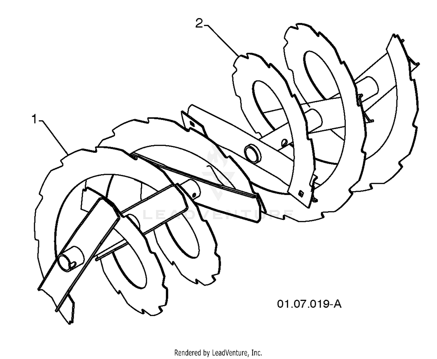 Auger Housing / Impeller Assembly