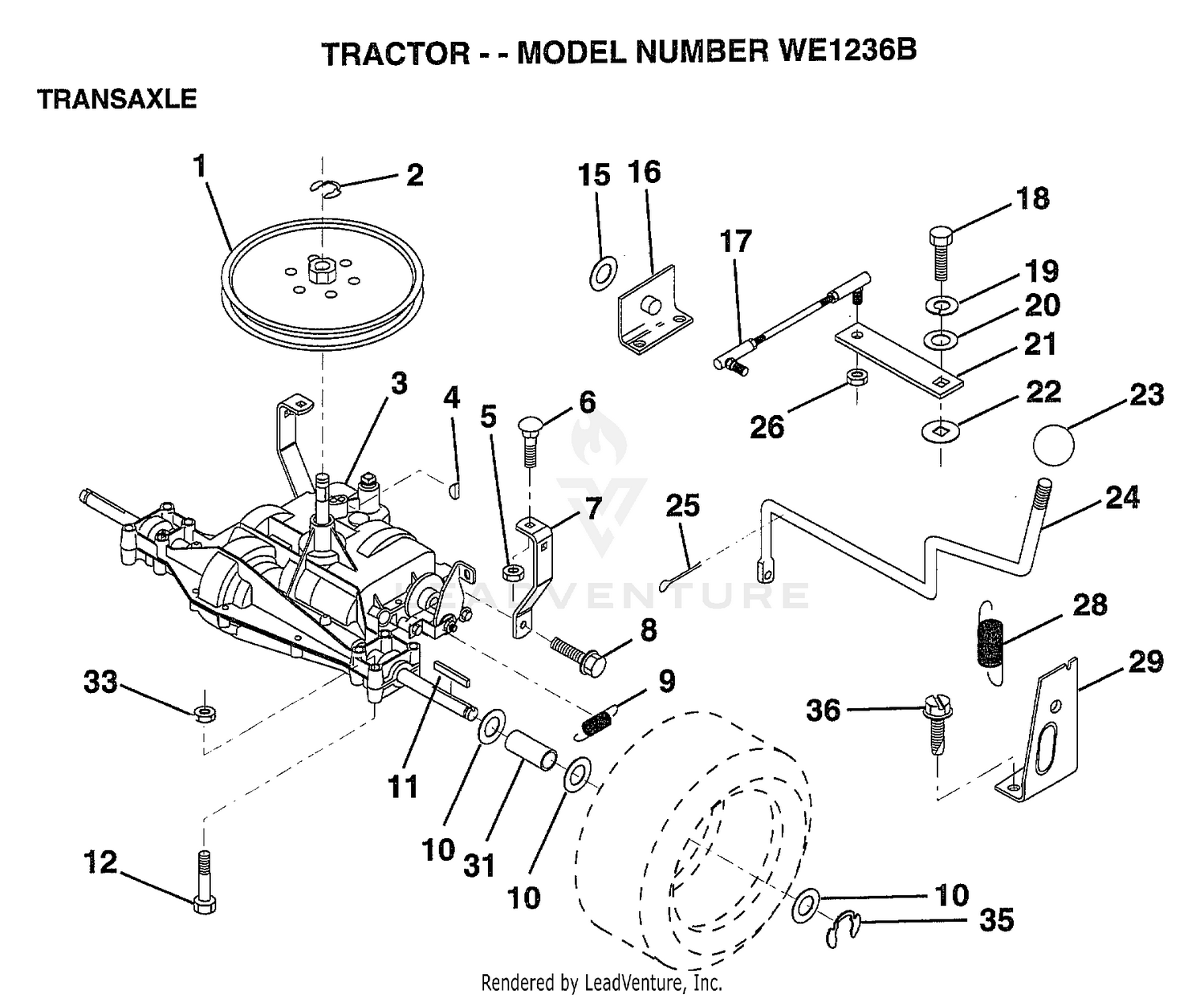 TRACTOR-TRANSAXLE