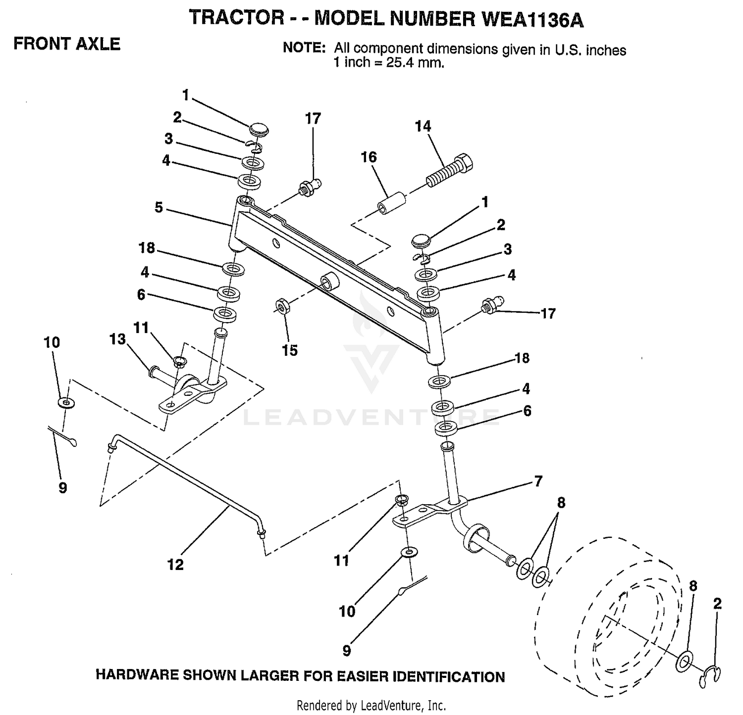FRONT AXLE