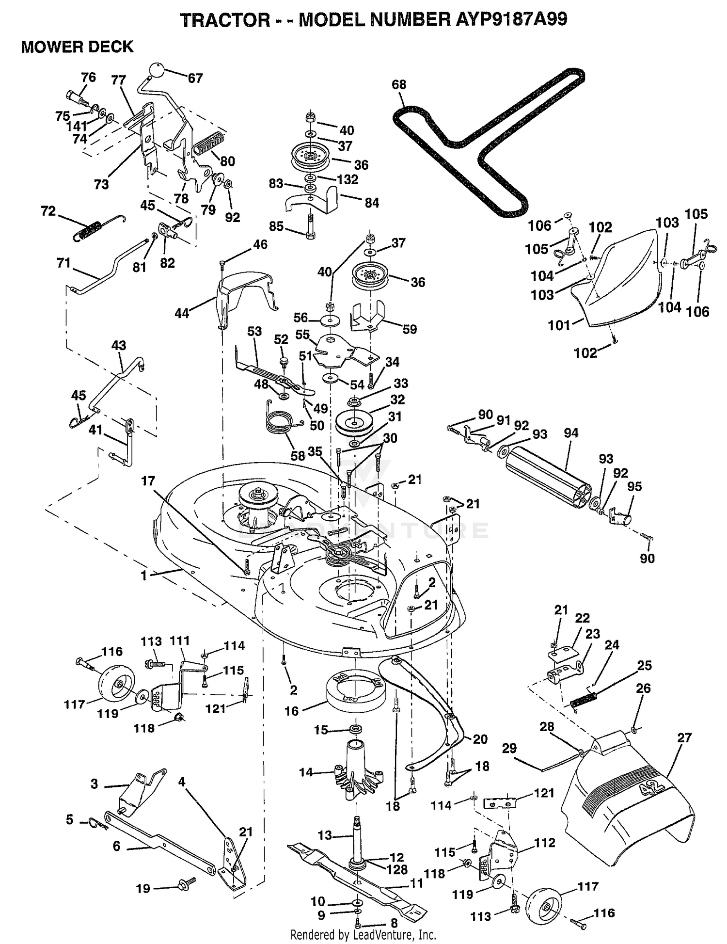 MOWER DECK