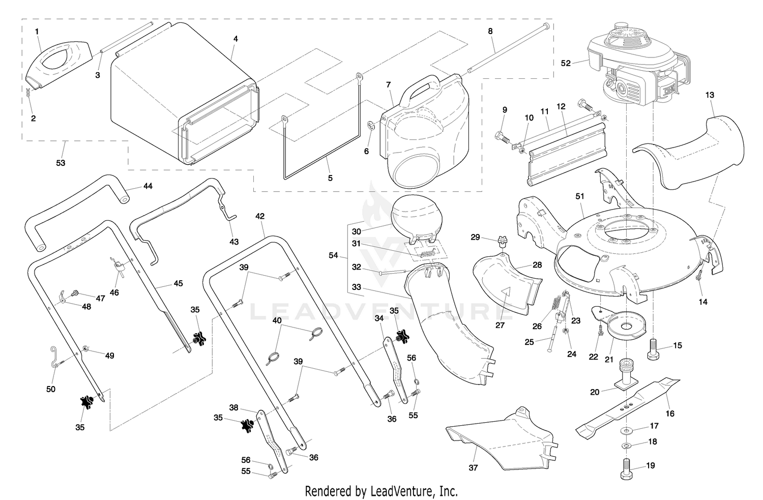 Handle And Deck Assembly