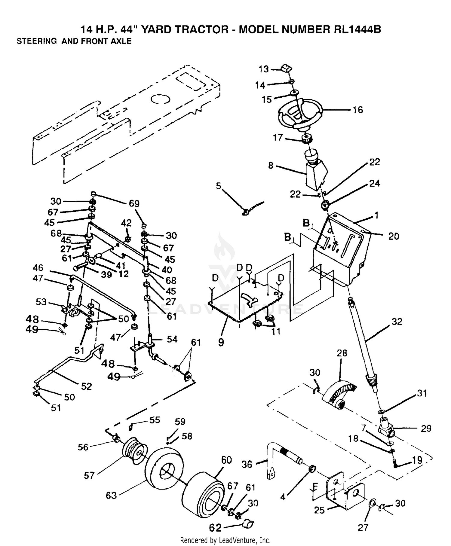 STEERING AND FRONT AXLE
