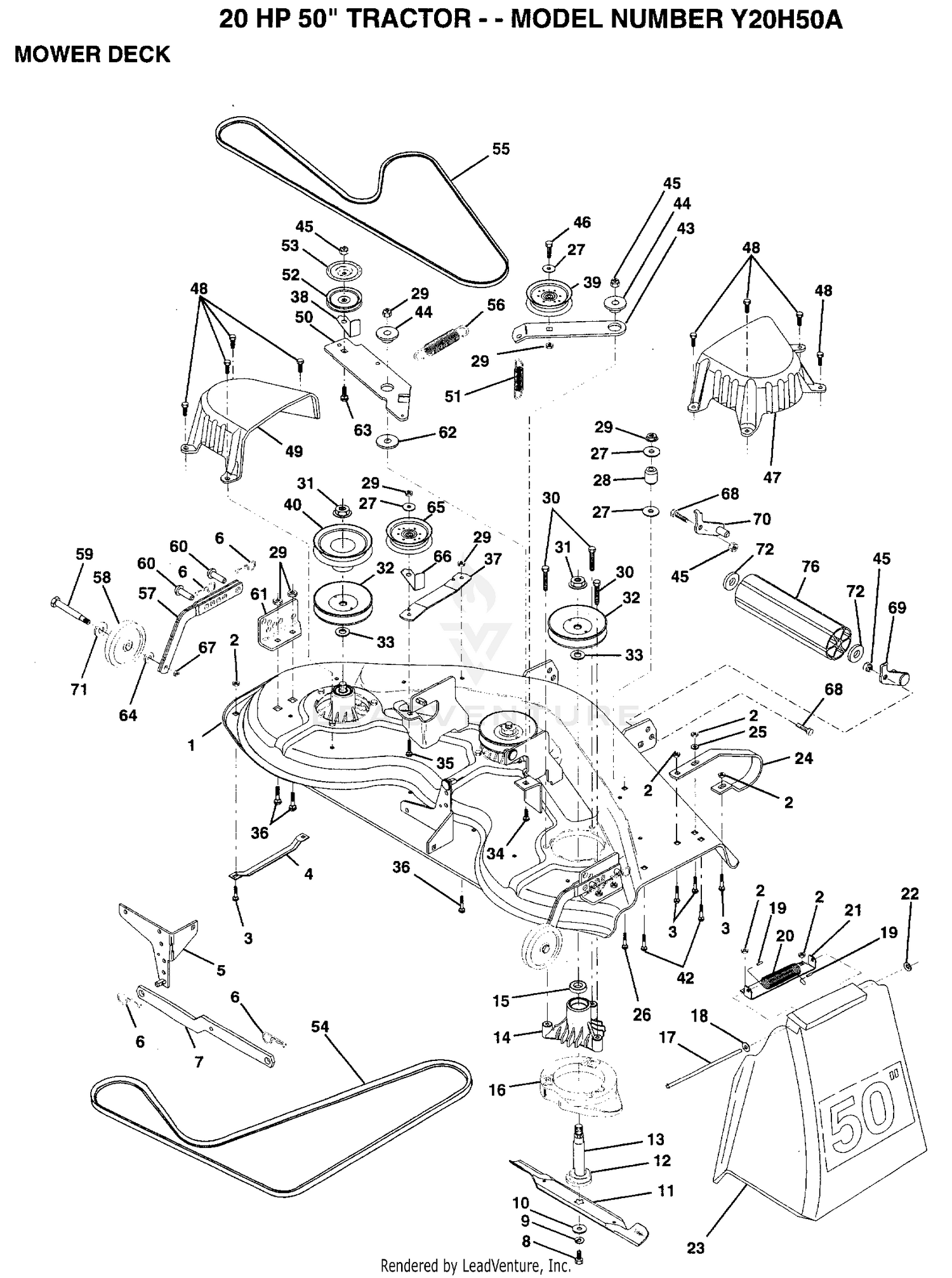 MOWER DECK