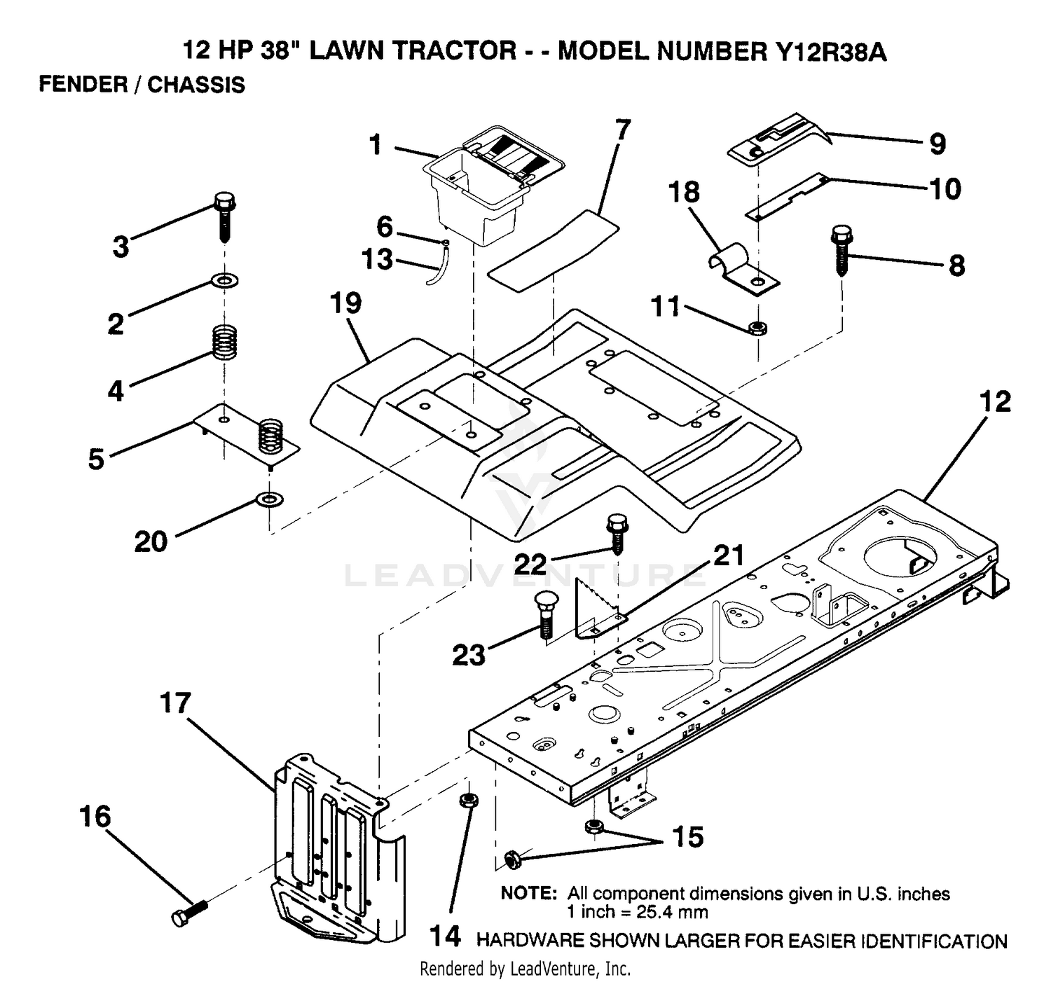 FENDER AND CHASSIS