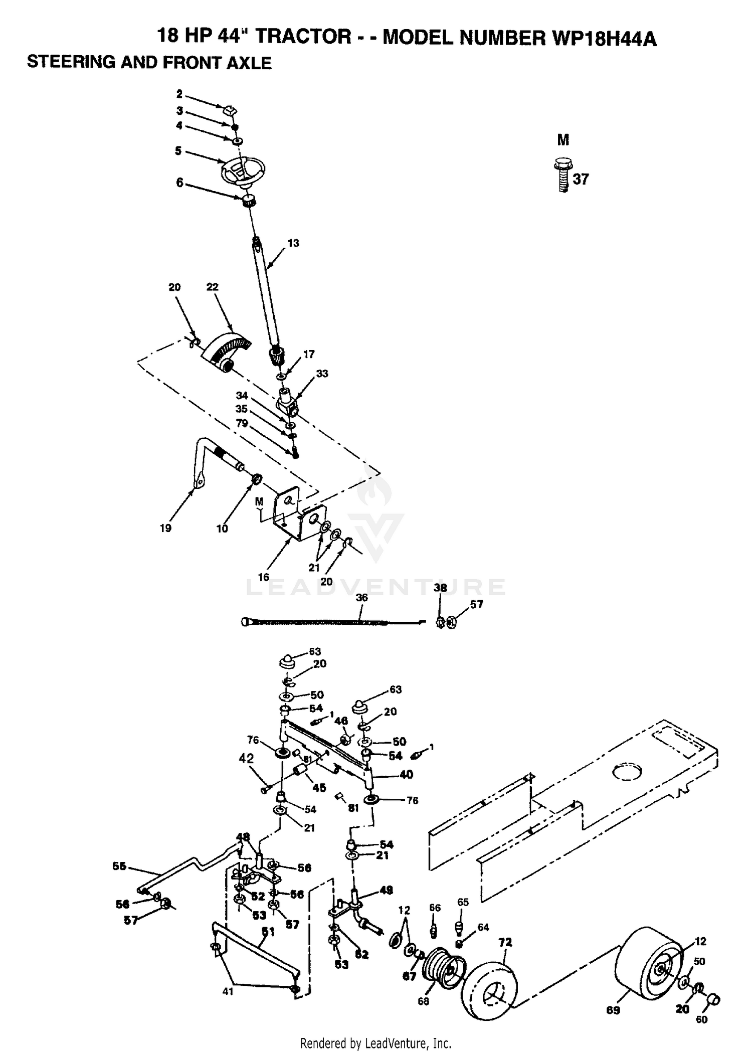 STEERING AND FRONT AXLE