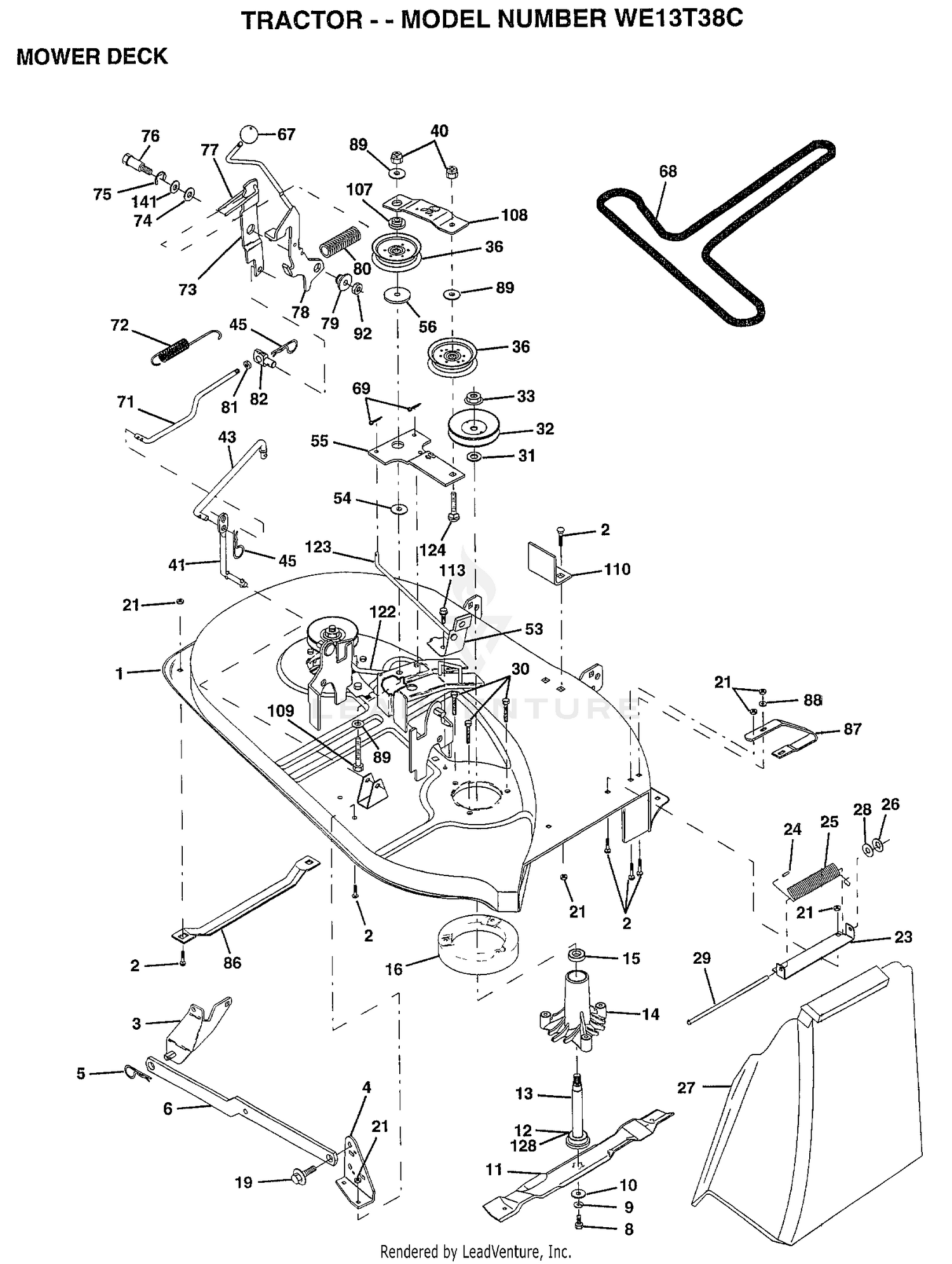 MOWER DECK
