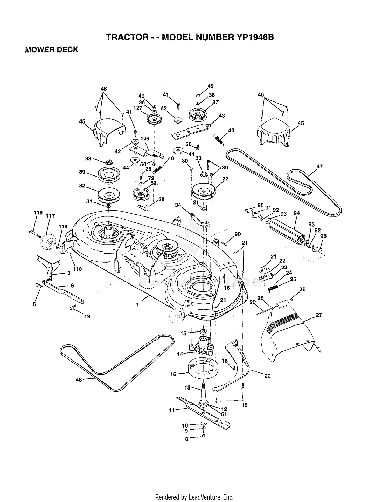 MOWER DECK