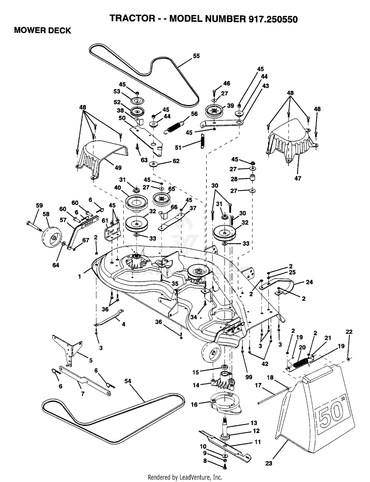 MOWER DECK