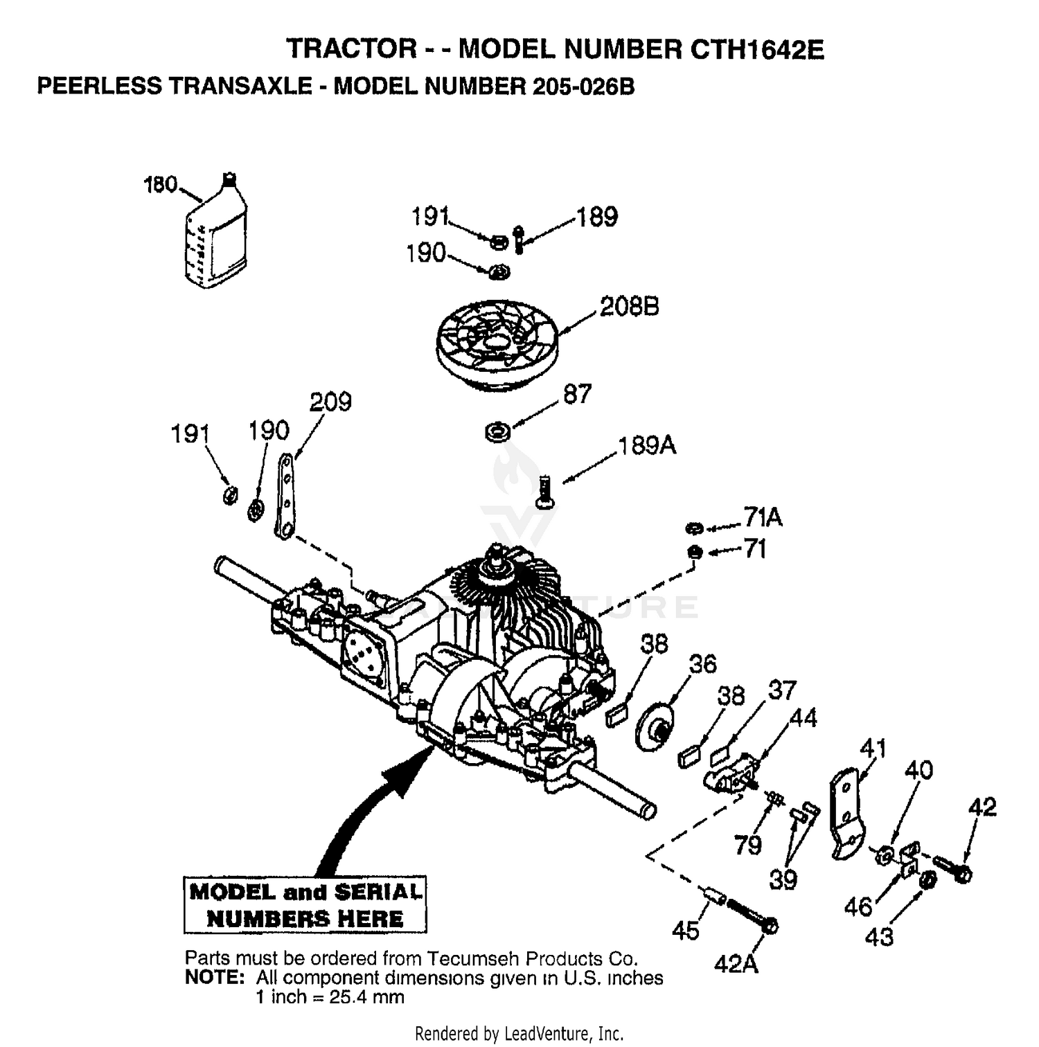 PEERLESS TRANSAXLE