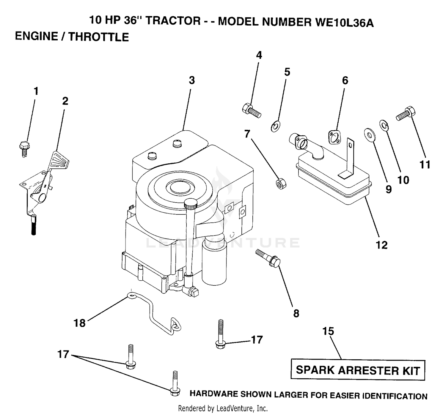 ENGINE AND THROTTLE