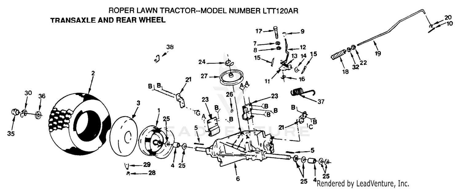 TRANSAXLE, REAR WHEEL