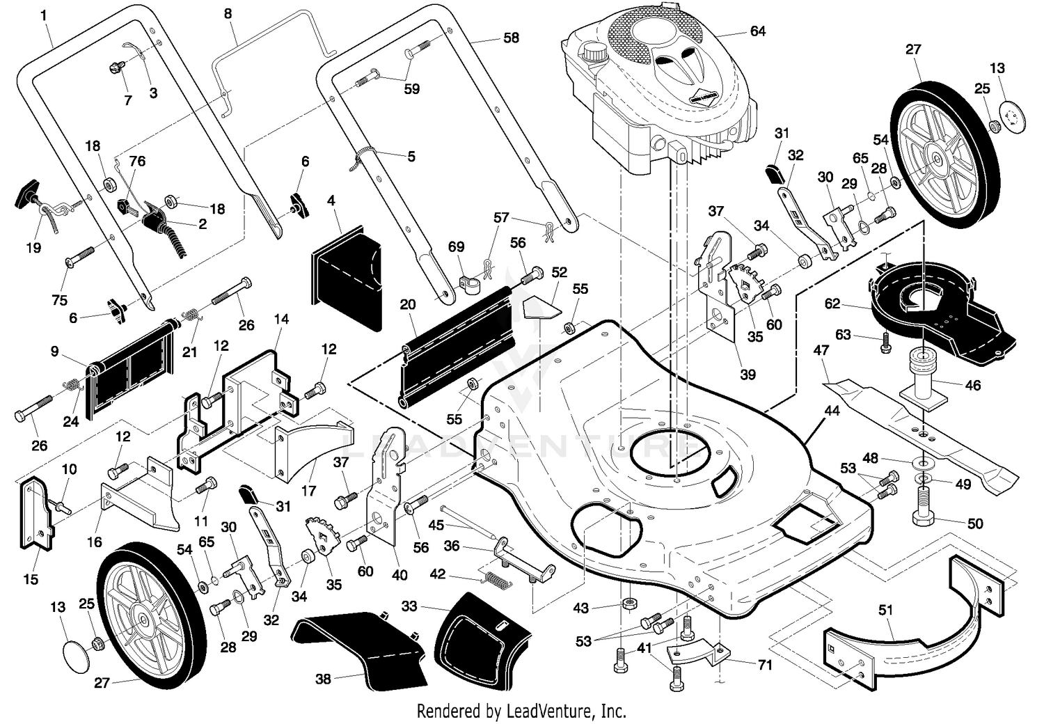 Rotary Lawn Mower