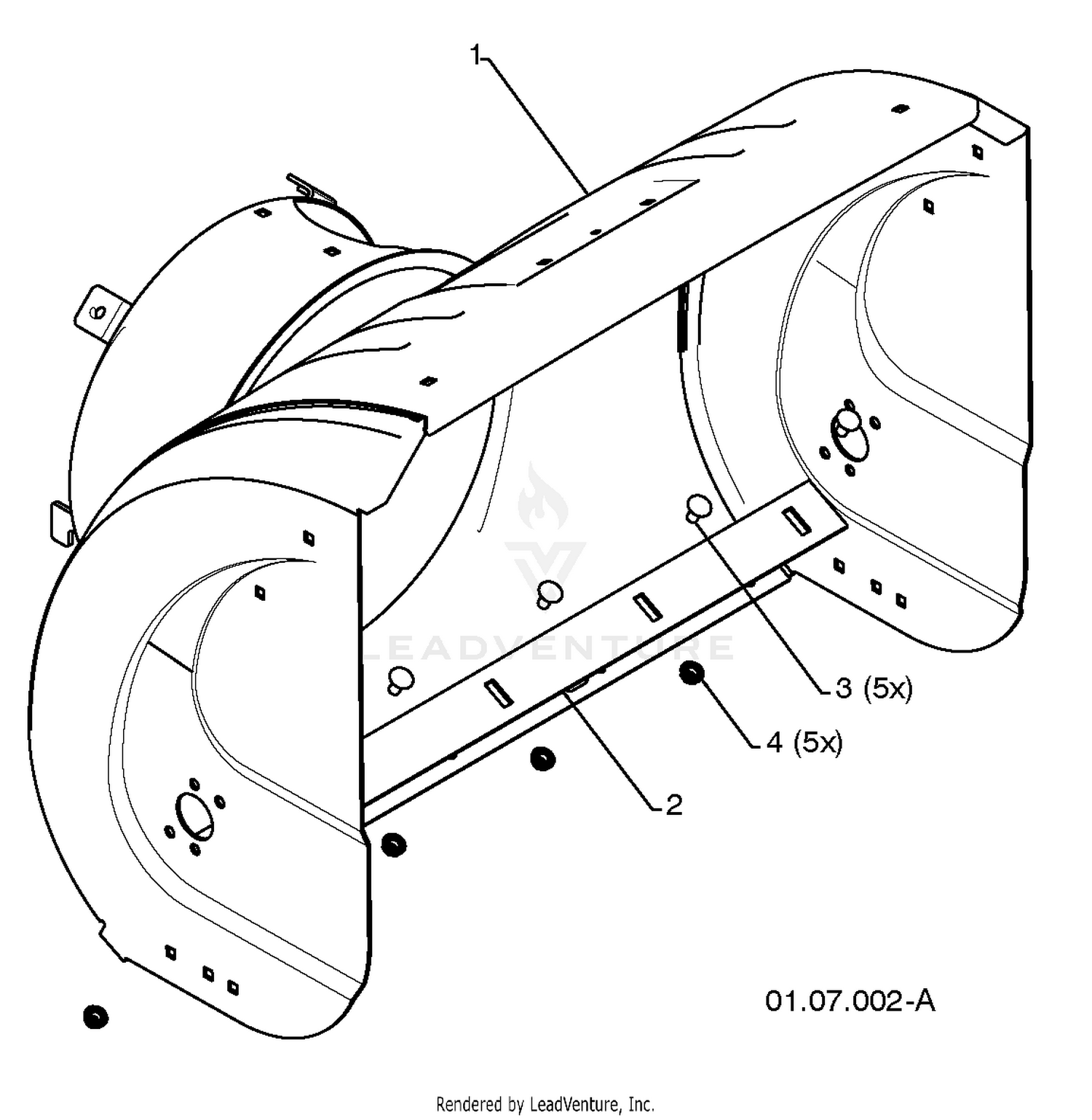 Auger Housing / Impeller Assembly
