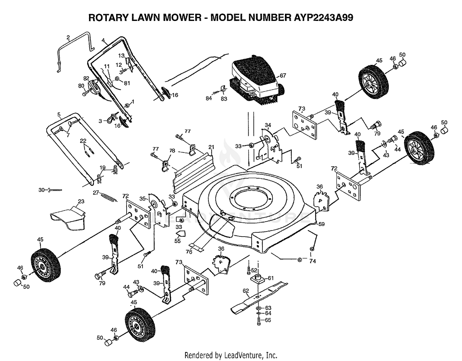 ROTARY LAWN MOWER