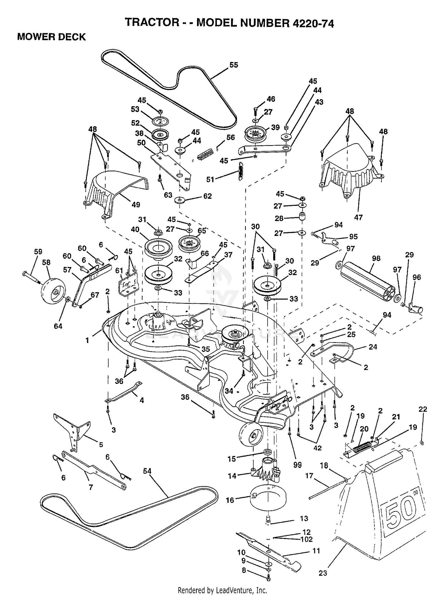 MOWER DECK