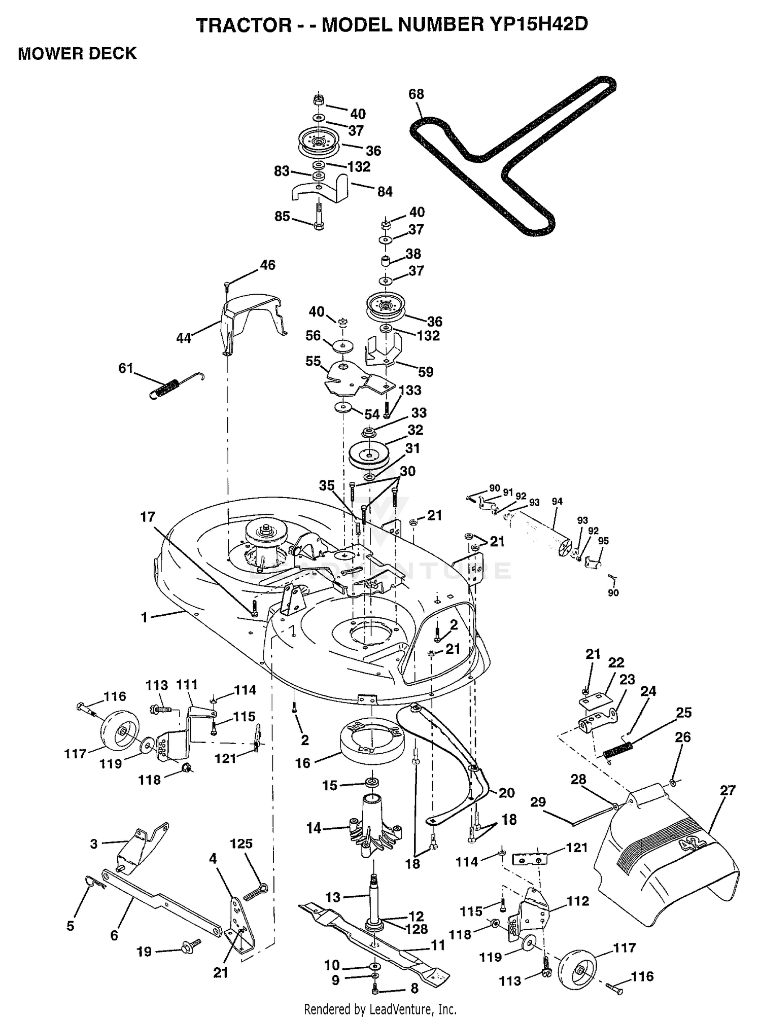 MOWER DECK