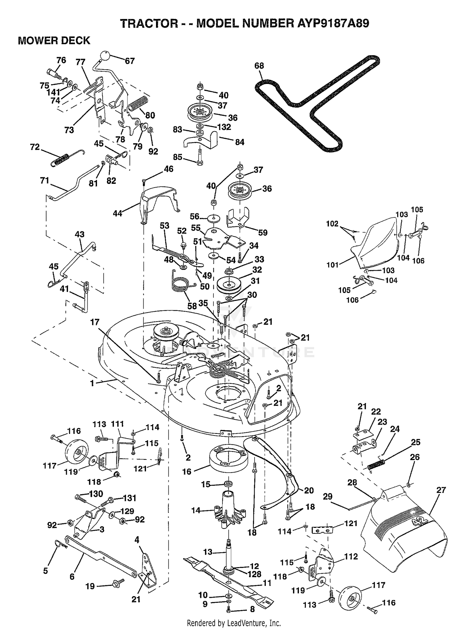 MOWER DECK