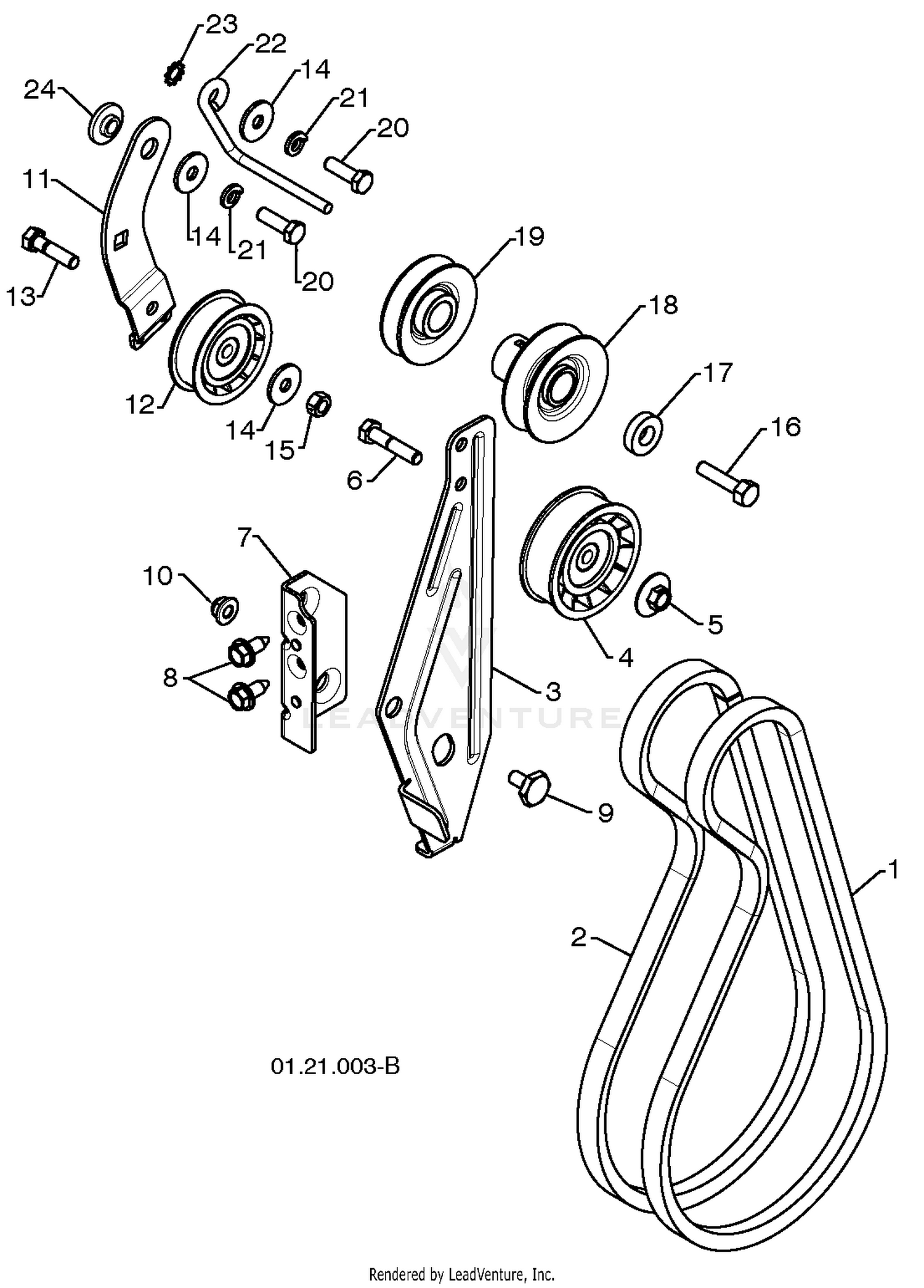 Chassis / Engine / Pulleys
