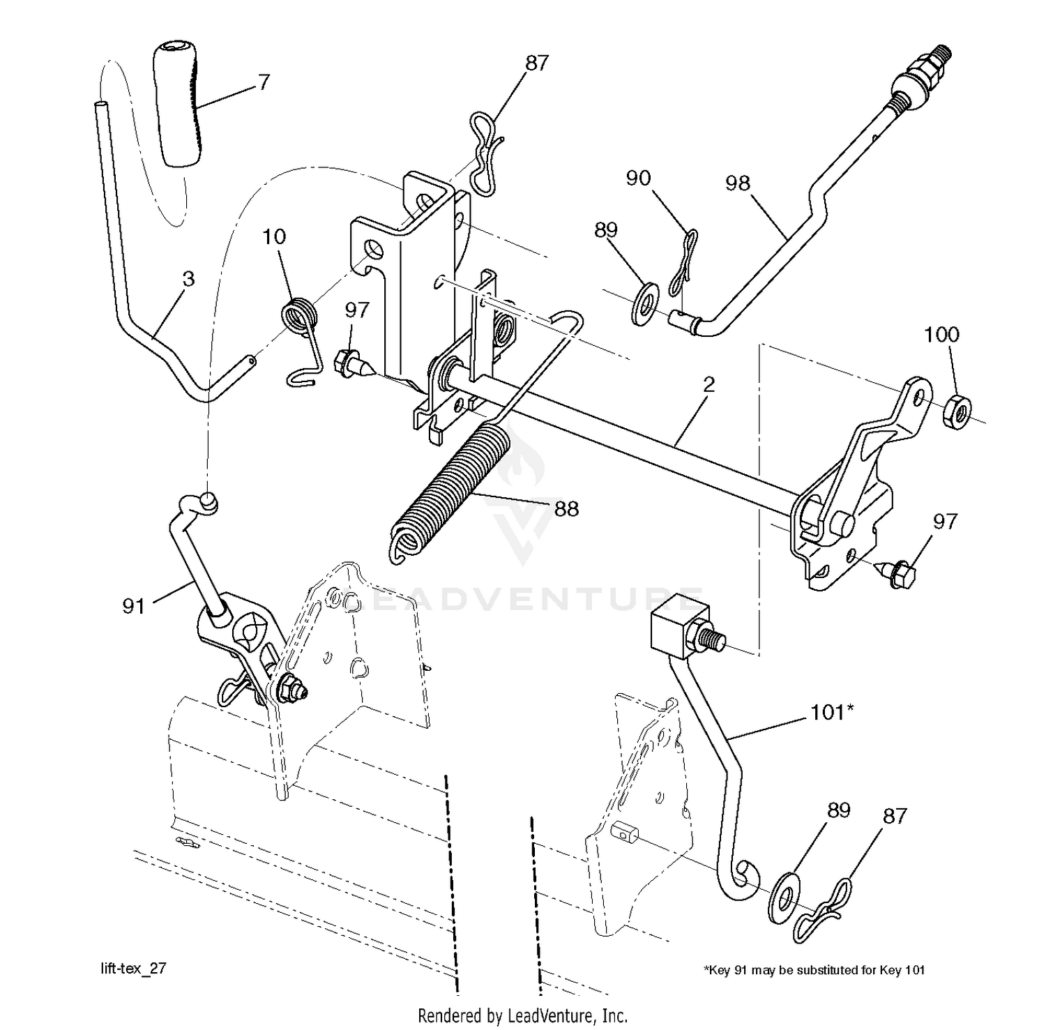 MOWER LIFT / DECK LIFT