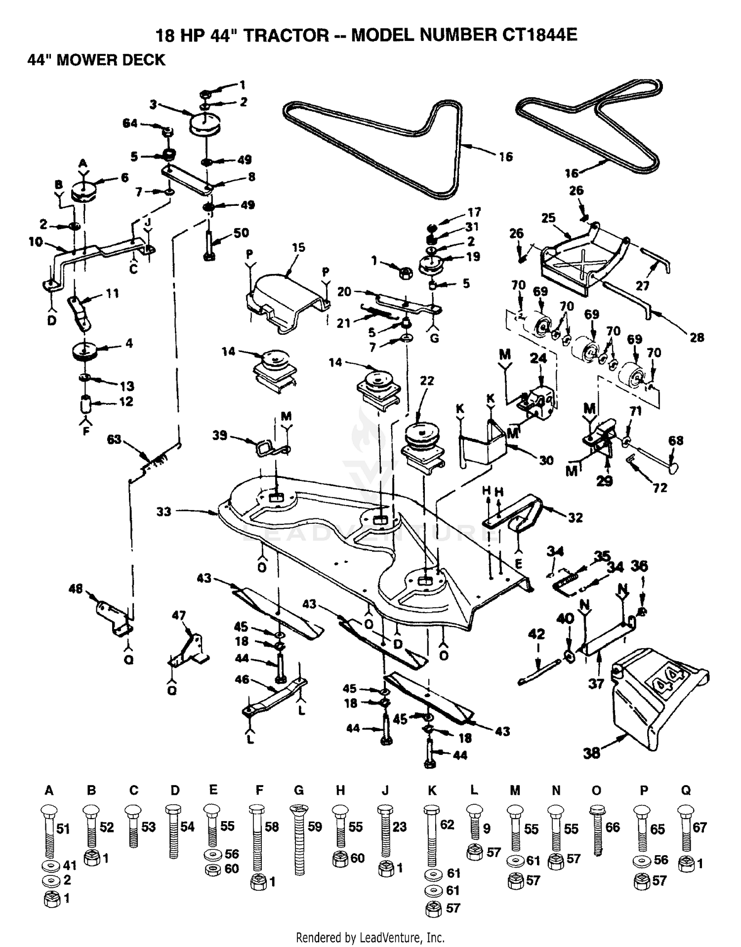 MOWER DECK