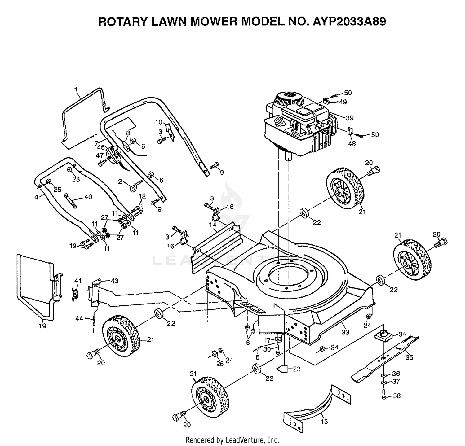 ROTARY LAWN MOWER