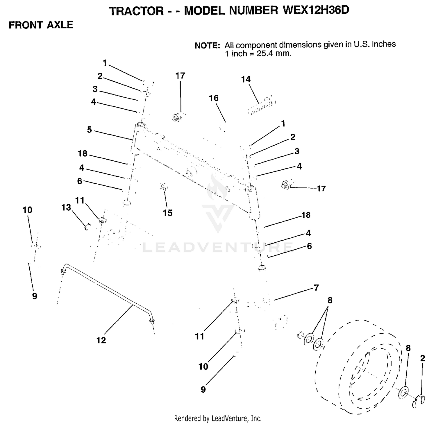 FRONT AXLE