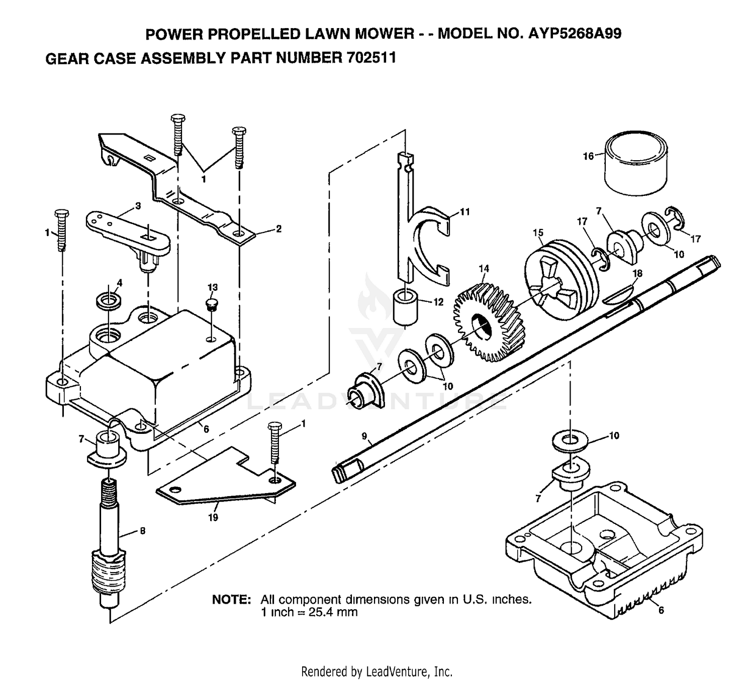 GEAR CASE ASSEMBLY