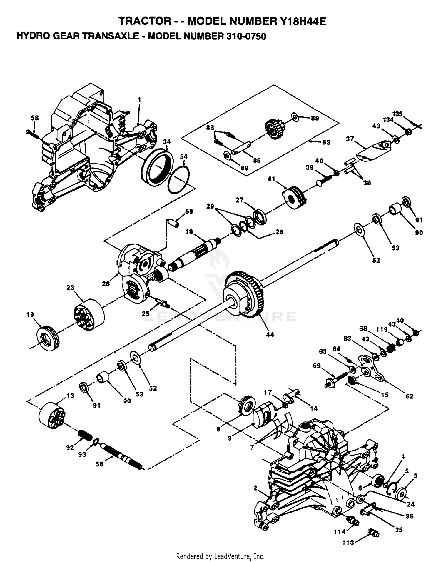 HYDRO GEAR TRANSAXLE