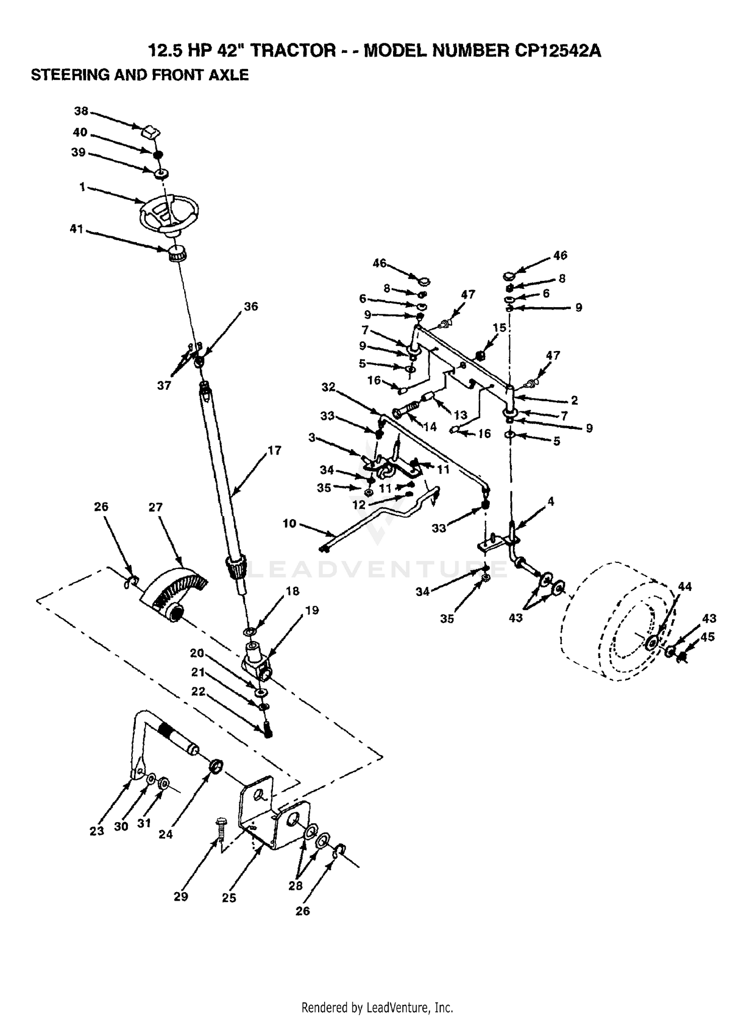 STEERING/FRONT AXLE