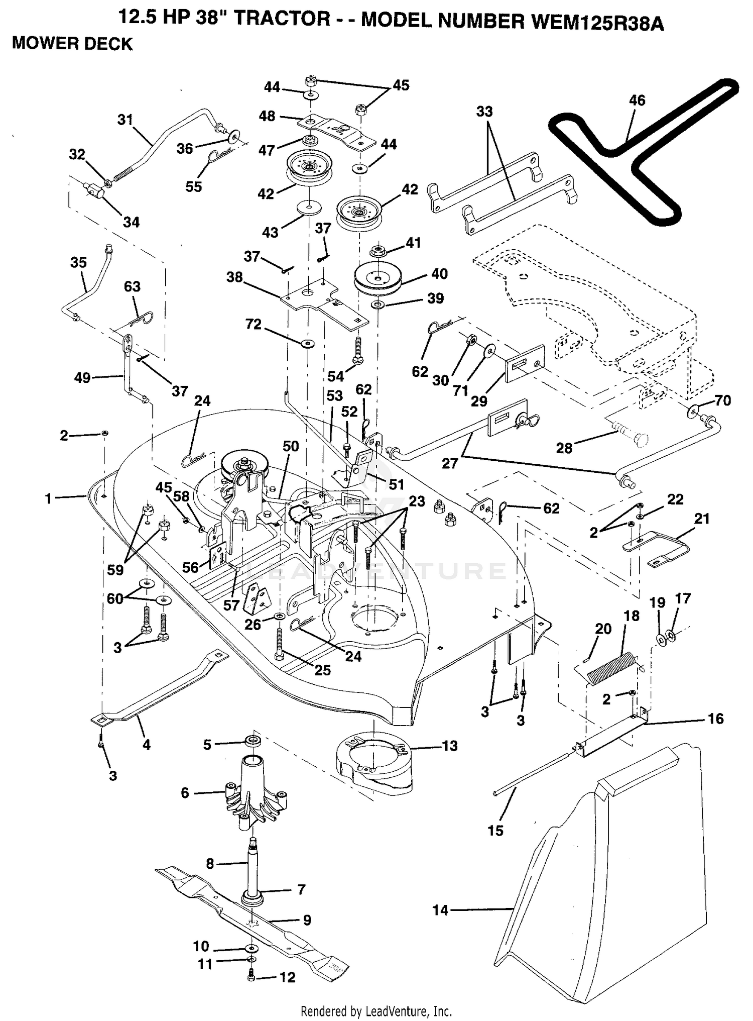 MOWER DECK