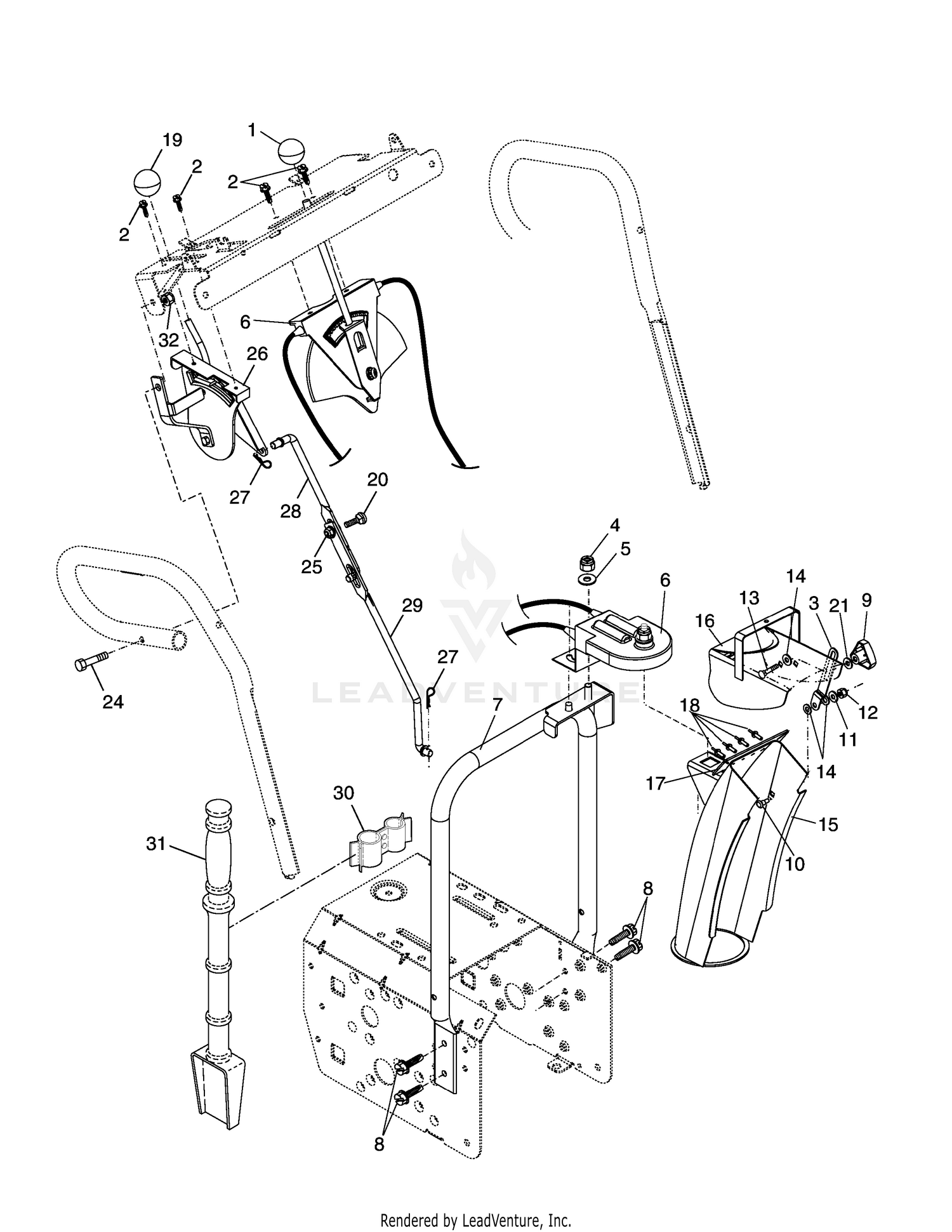 Control Panel / Discharge Chute