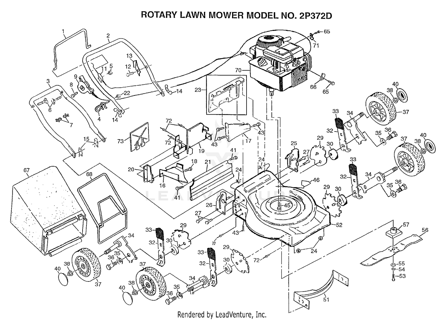 ROTARY LAWN MOWER