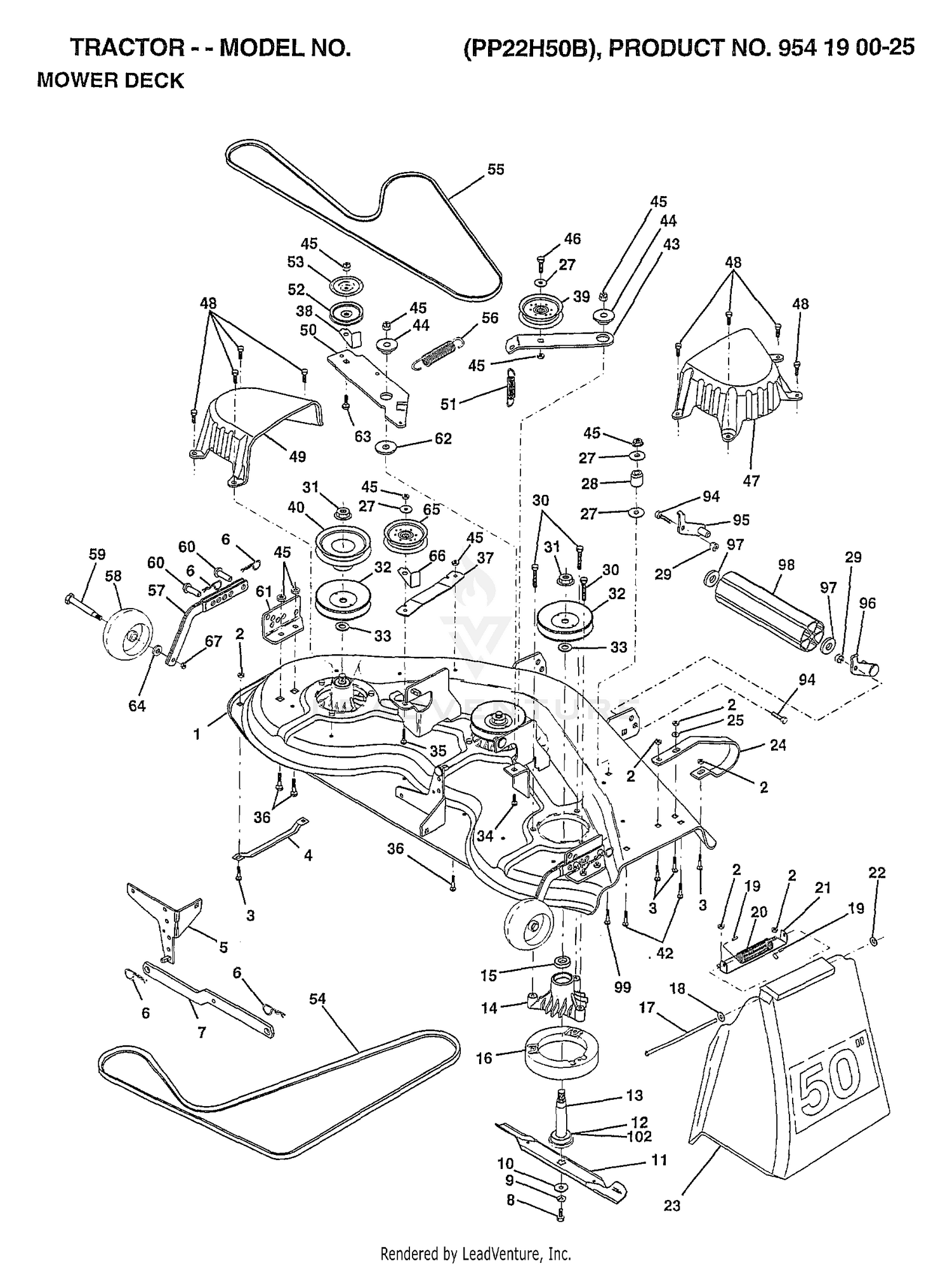 MOWER DECK