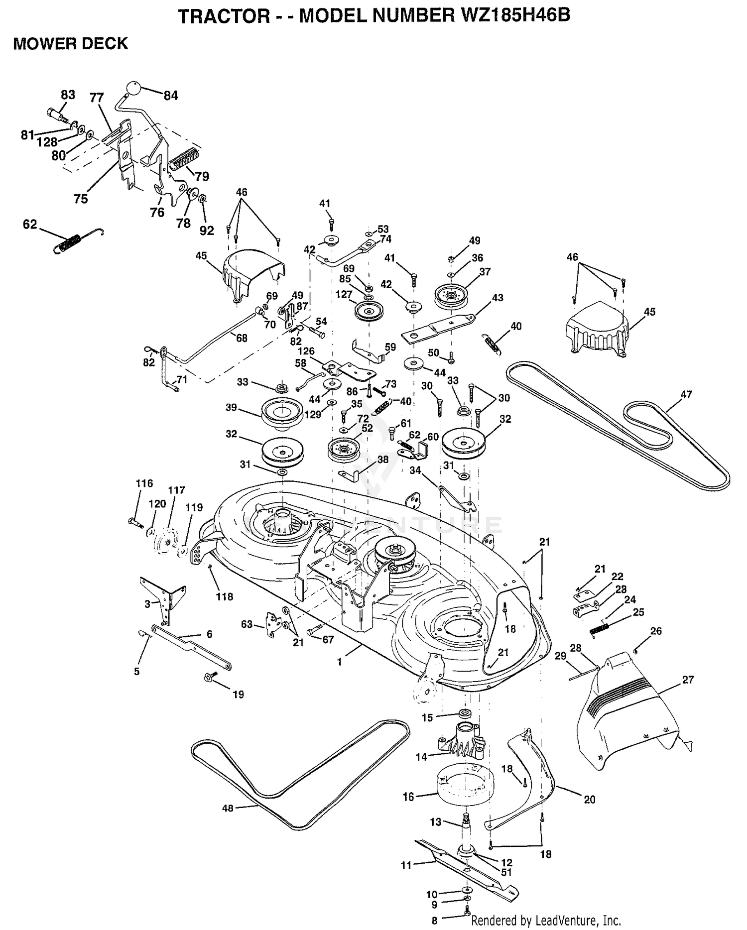 MOWER DECK