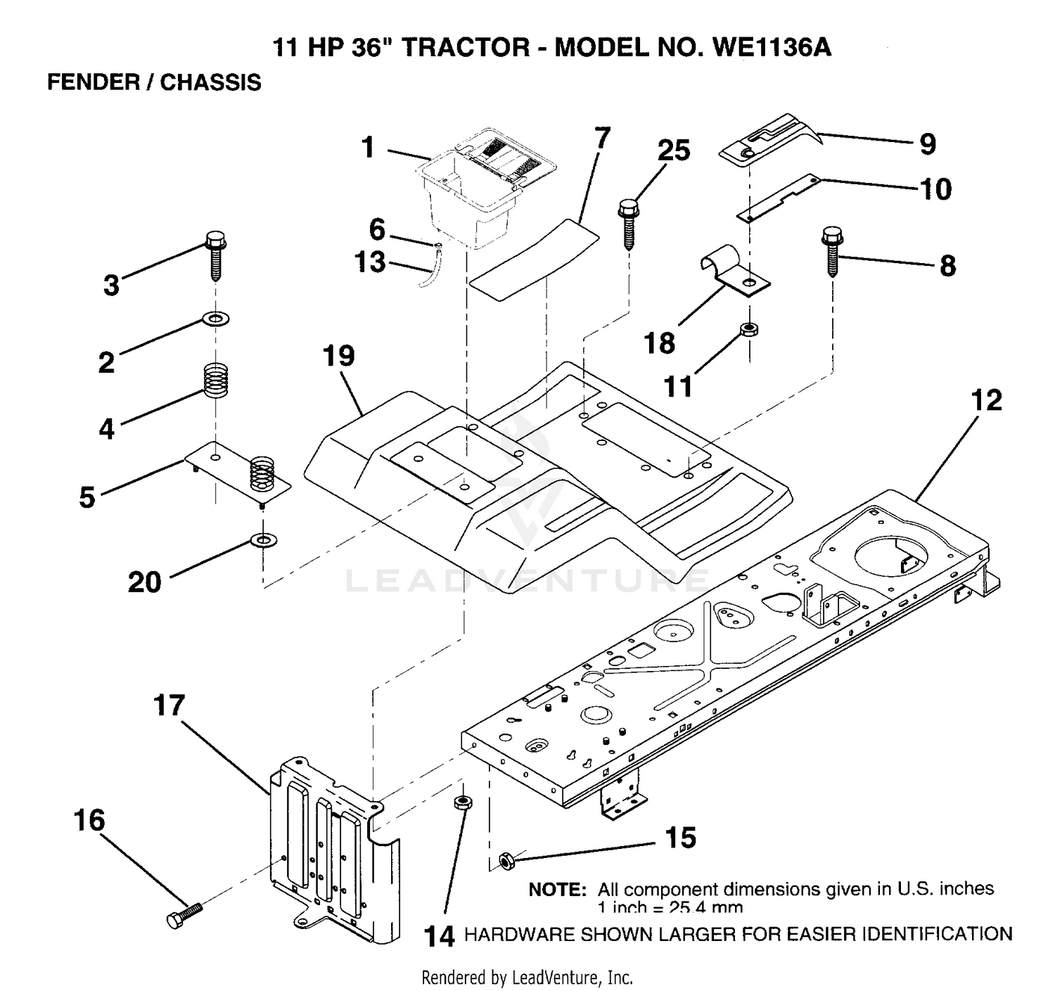 FENDER AND CHASSIS