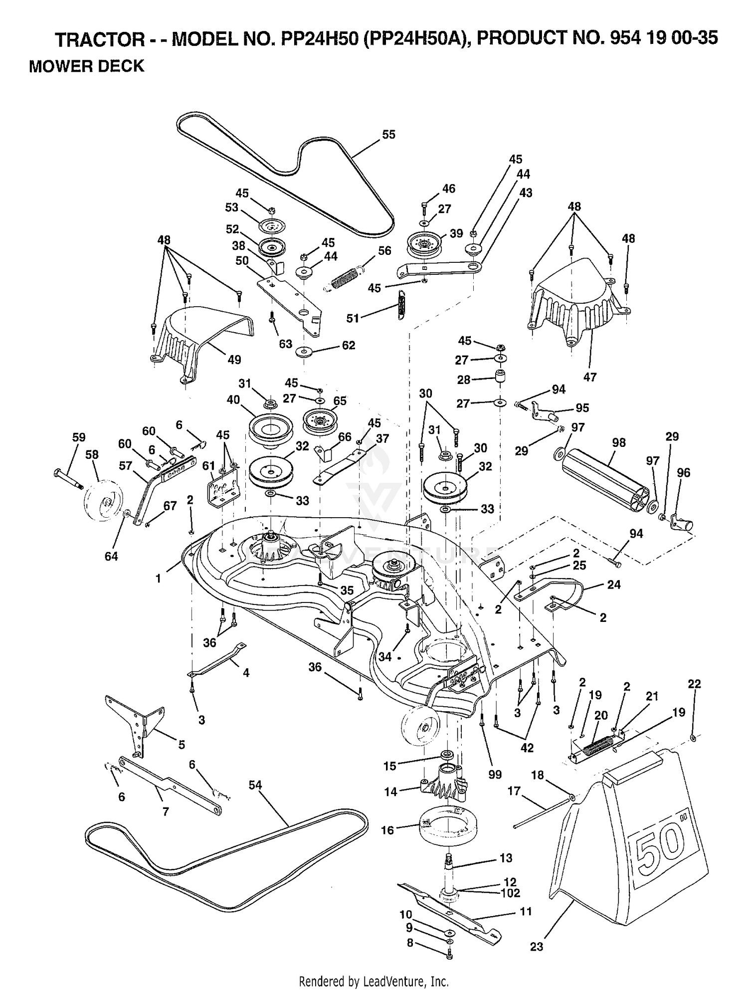 MOWER DECK