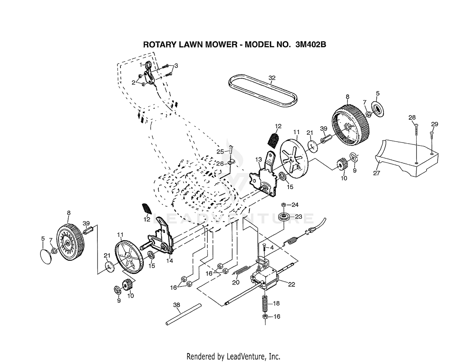 ROTARY LAWN MOWER