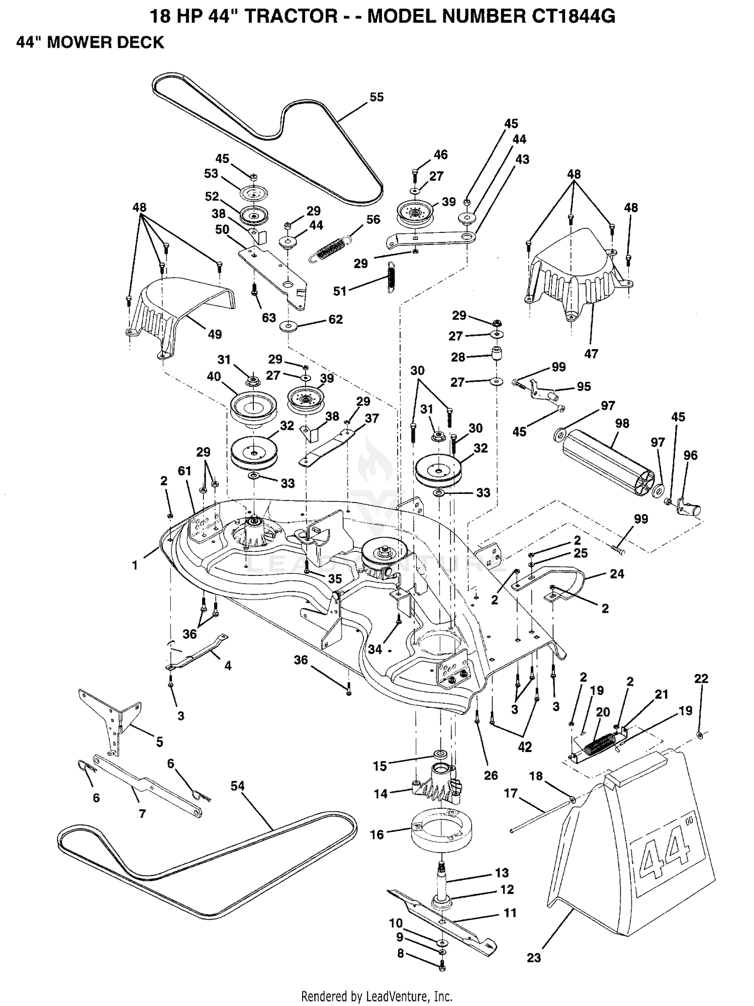 MOWER DECK
