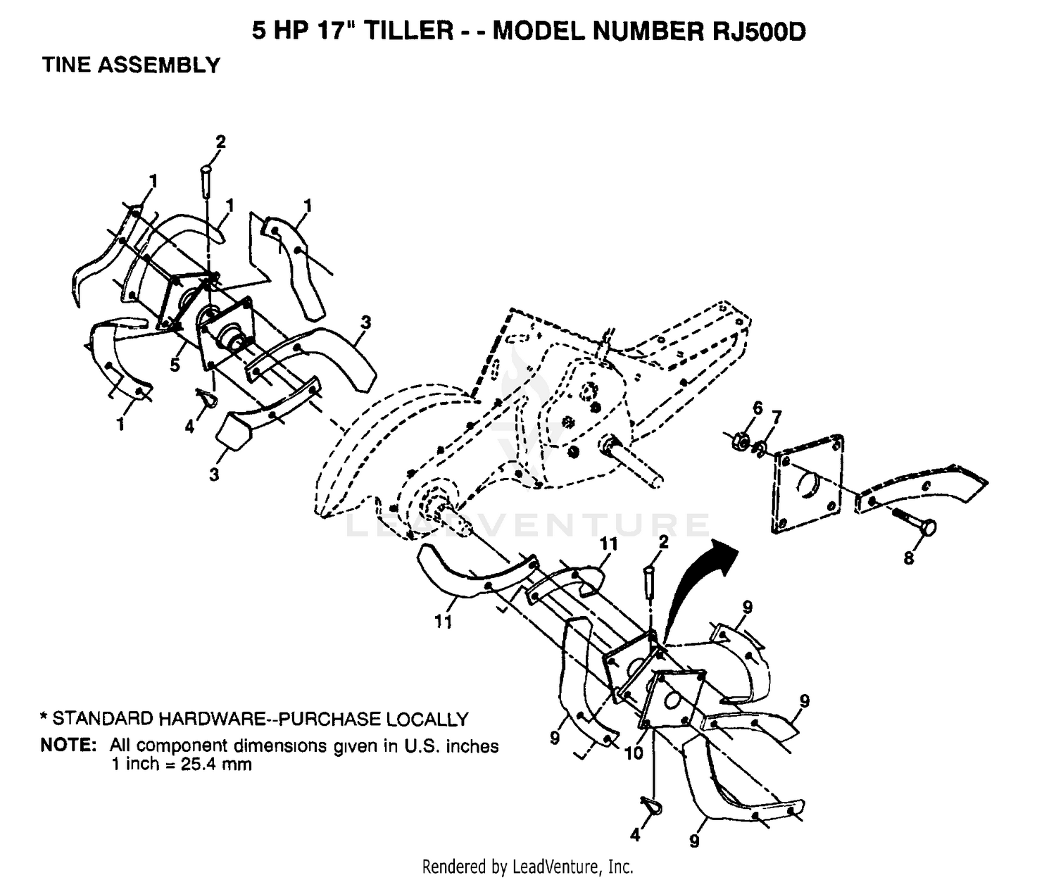 TINE ASSEMBLY