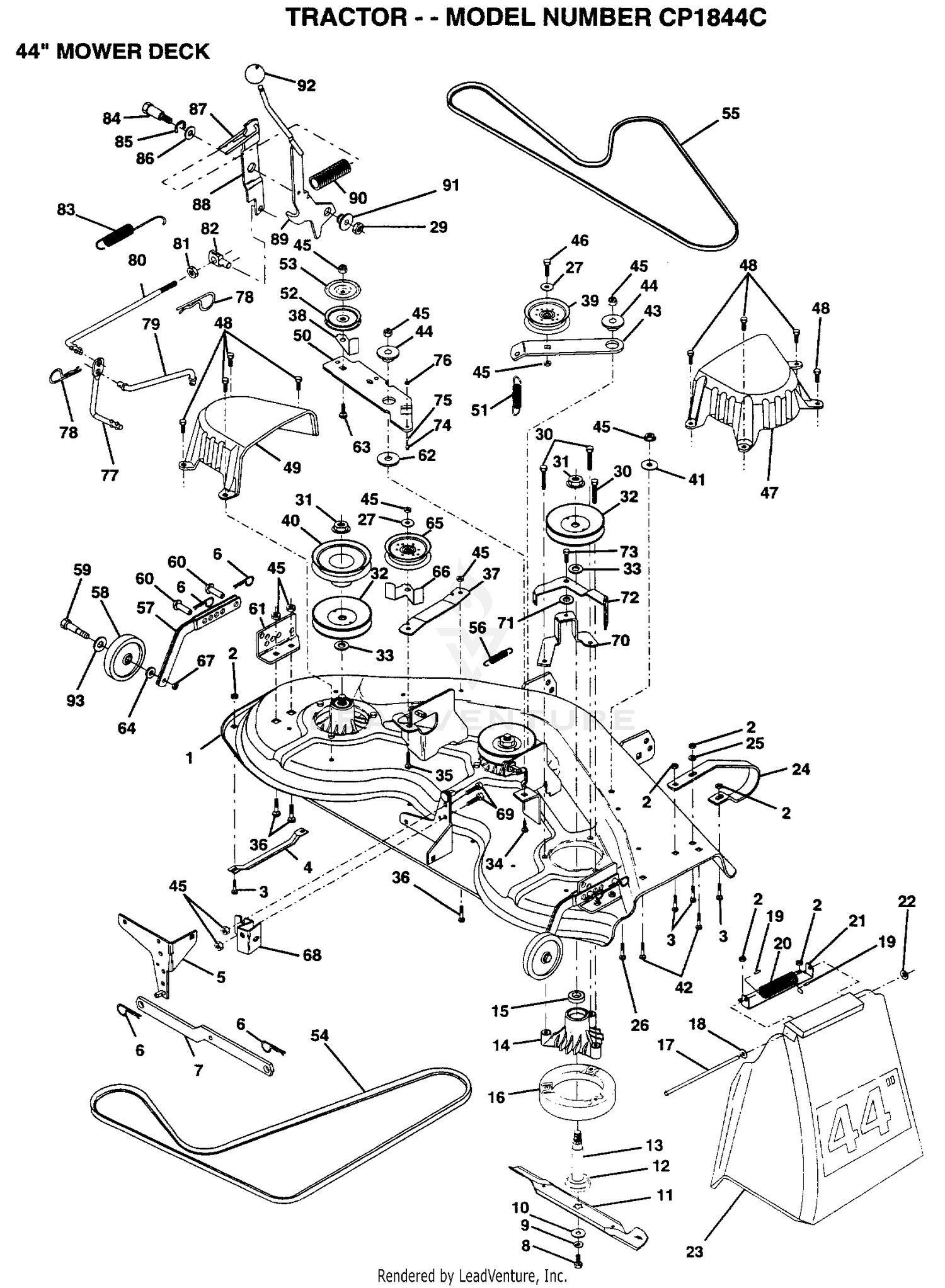 MOWER DECK