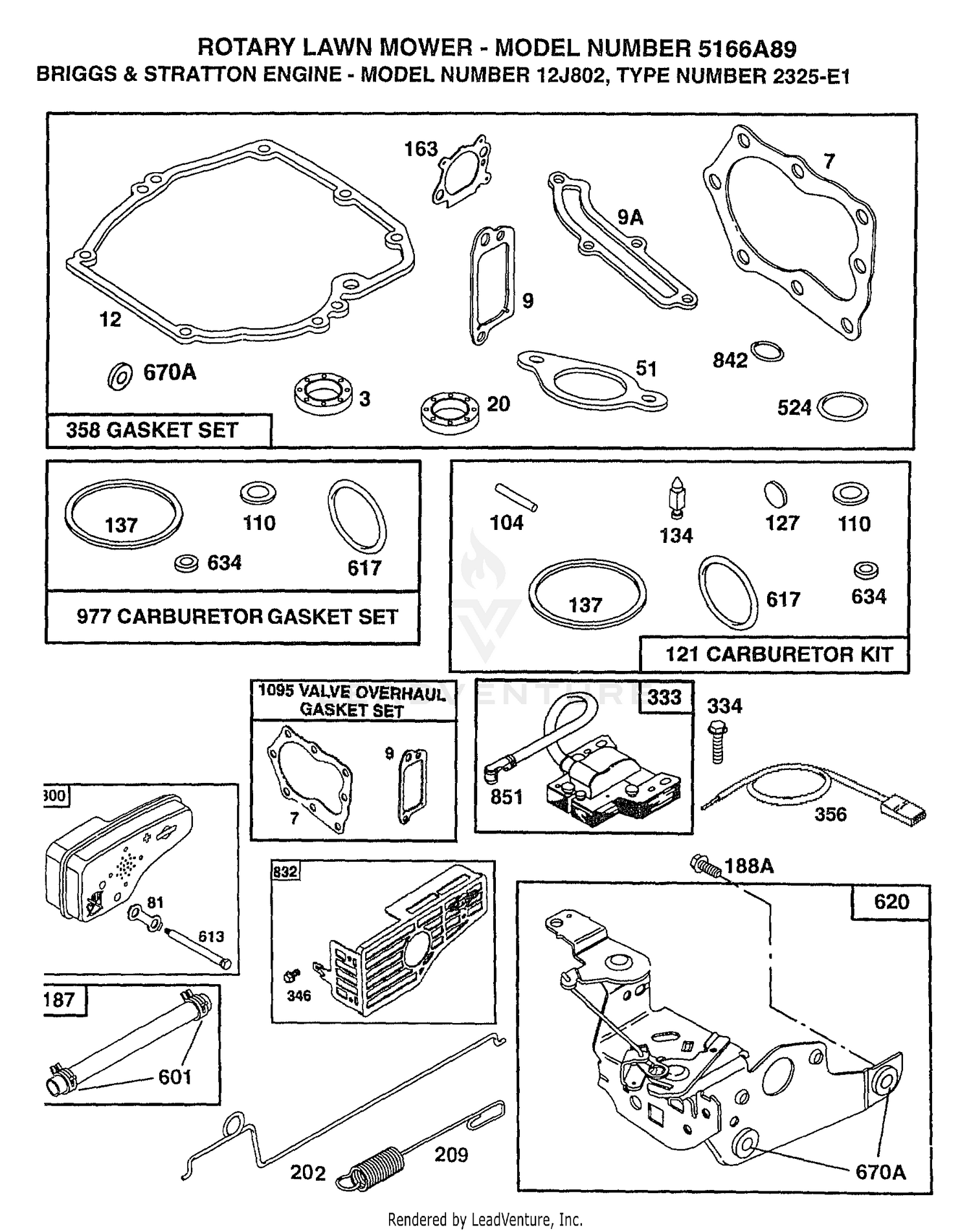 ENGINE BRIGGS AND STRATTON