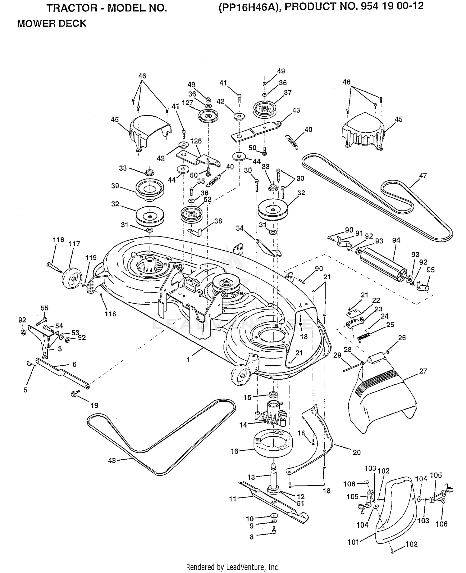 MOWER DECK